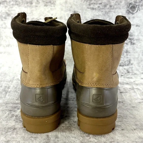 Sperry Brown and Black Men's Boots - Picture 4 of 8
